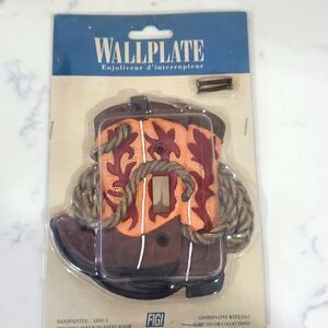 NIB Cowboy Boot Lightswitch Cover